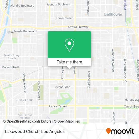 Mapa de Lakewood Church