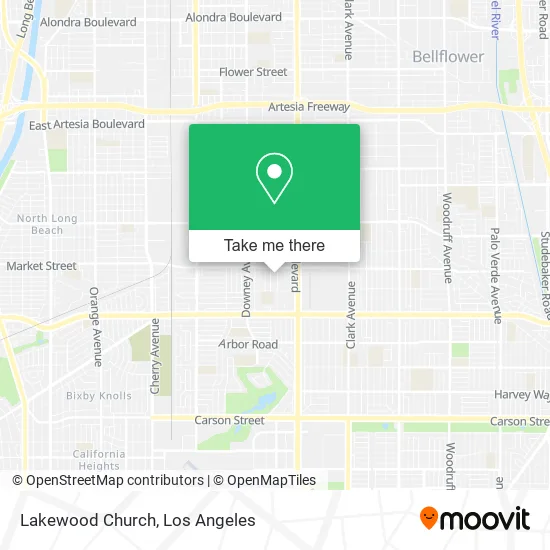 Lakewood Church map