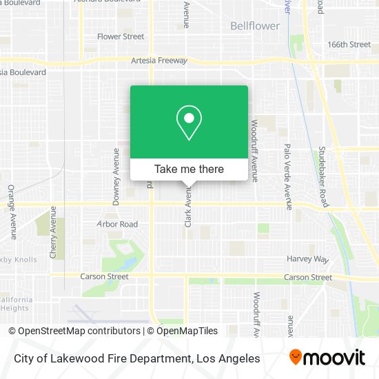 City of Lakewood Fire Department map