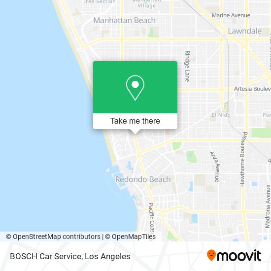 BOSCH Car Service map