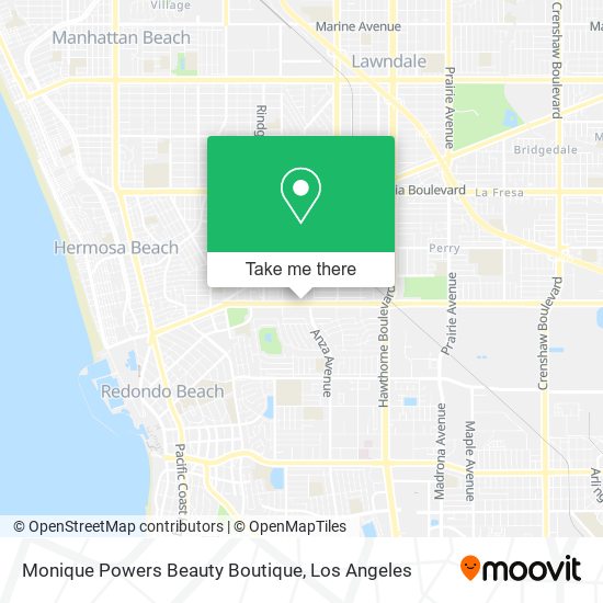Mapa de Monique Powers Beauty Boutique