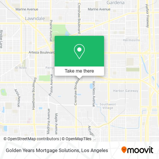 Mapa de Golden Years Mortgage Solutions