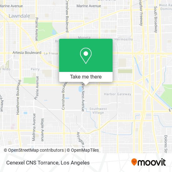 Cenexel CNS Torrance map
