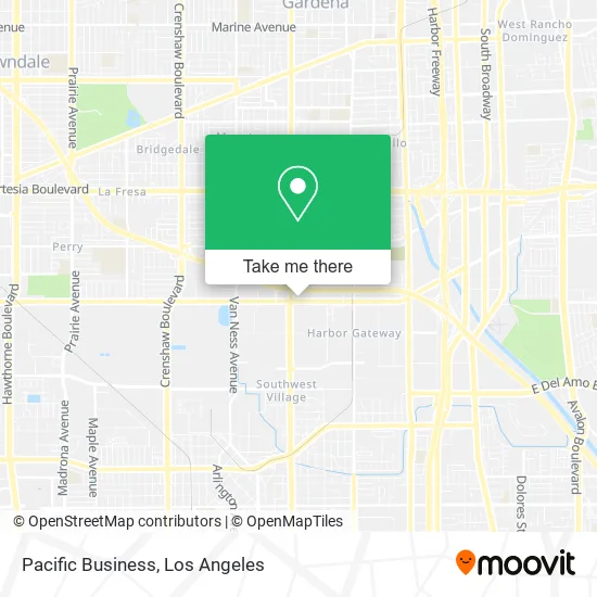 Pacific Business map