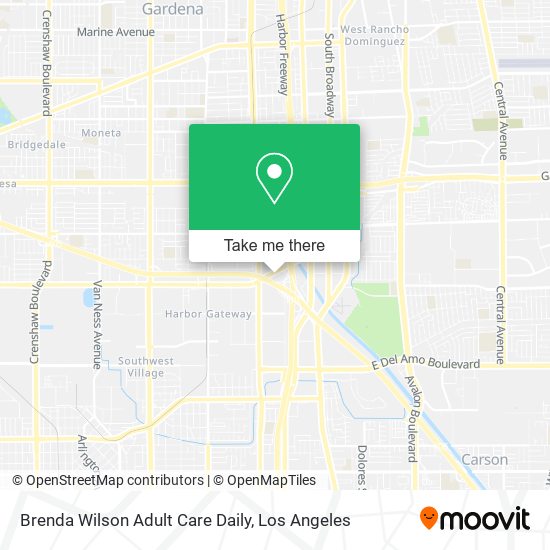 Mapa de Brenda Wilson Adult Care Daily