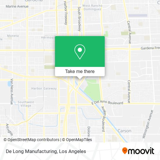 Mapa de De Long Manufacturing