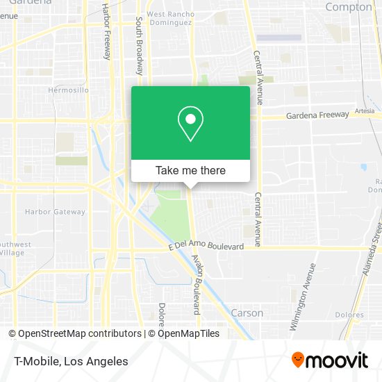 Mapa de T-Mobile