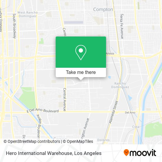 Hero International Warehouse map