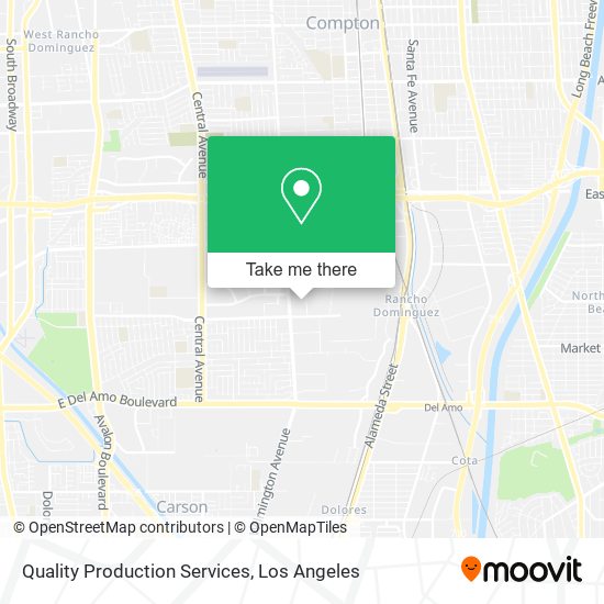 Quality Production Services map