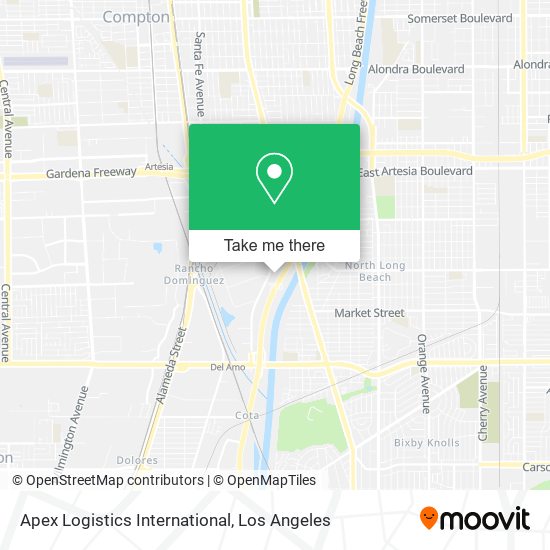 Apex Logistics International map