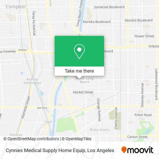 Cynnies Medical Supply Home Equip map