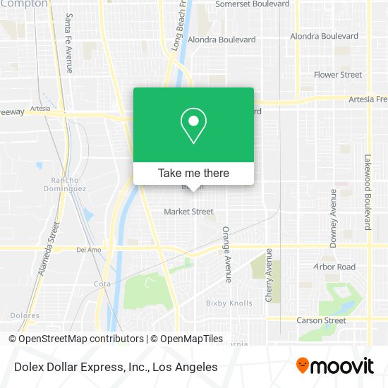 Dolex Dollar Express, Inc. map
