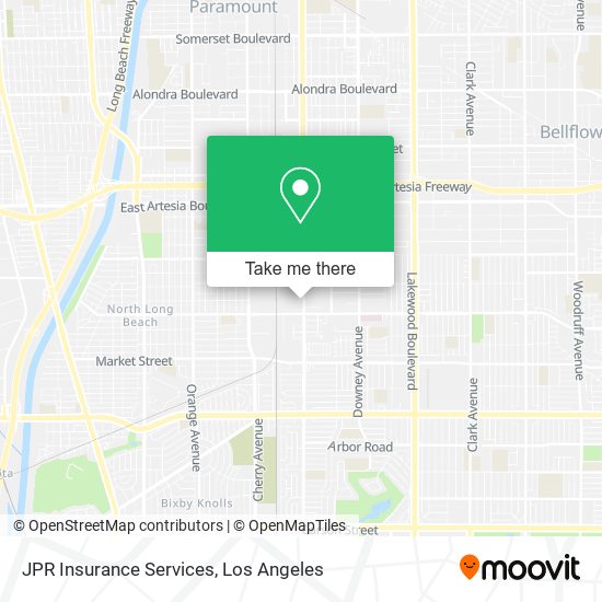 Mapa de JPR Insurance Services