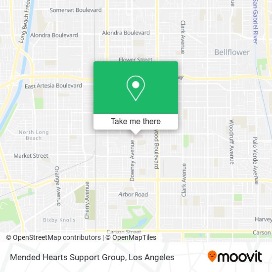 Mended Hearts Support Group map