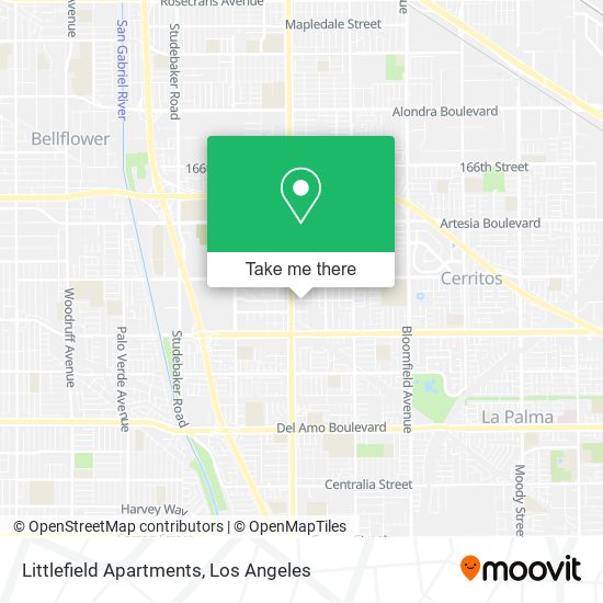 Mapa de Littlefield Apartments