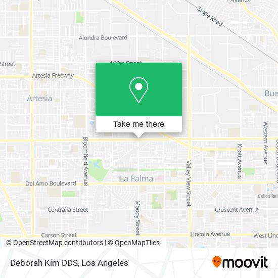 Deborah Kim DDS map