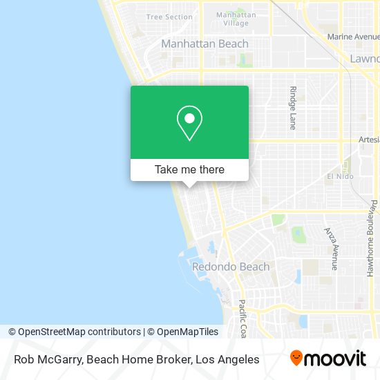 Rob McGarry, Beach Home Broker map