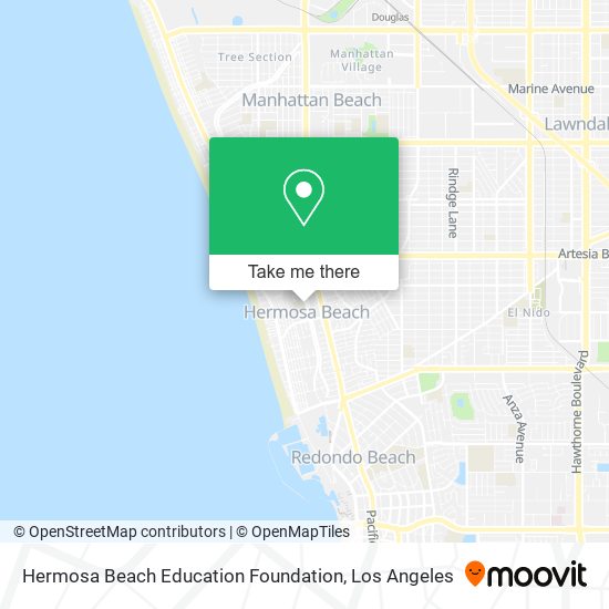 Mapa de Hermosa Beach Education Foundation