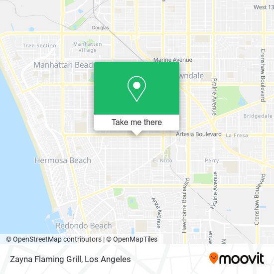 Mapa de Zayna Flaming Grill