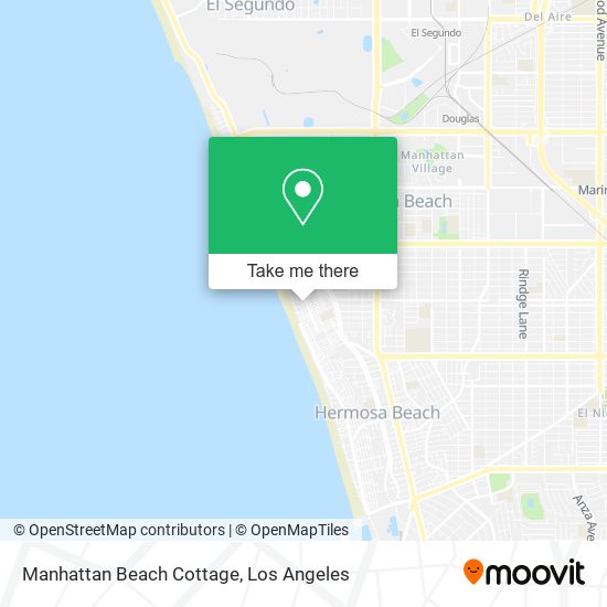 Manhattan Beach Cottage map