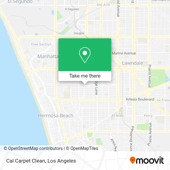 Cal Carpet Clean map
