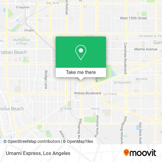 Mapa de Umami Express