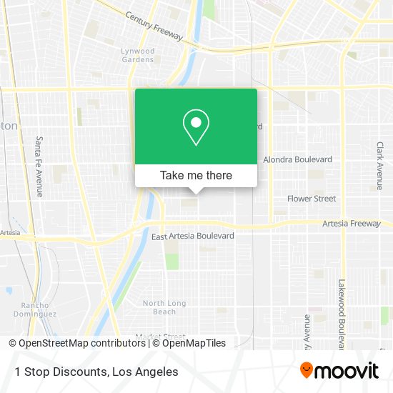 Mapa de 1 Stop Discounts