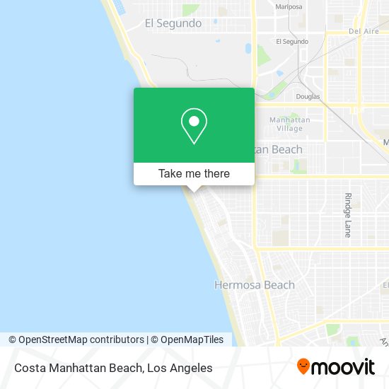 Mapa de Costa Manhattan Beach