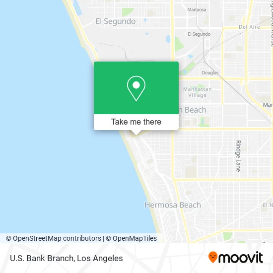 Mapa de U.S. Bank Branch