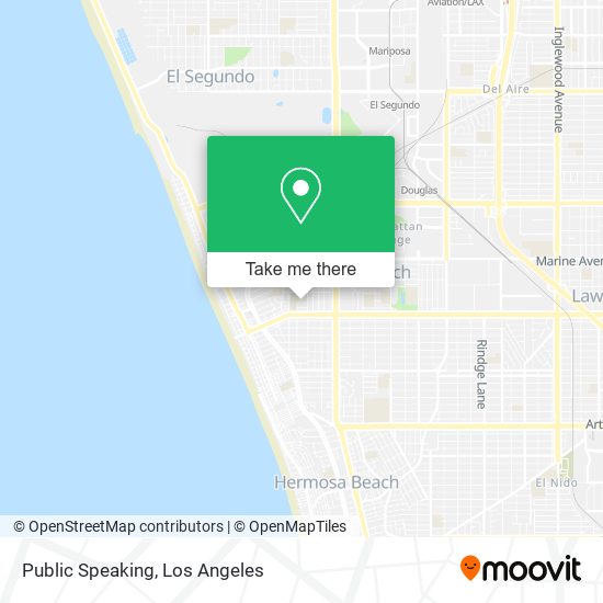 Public Speaking map