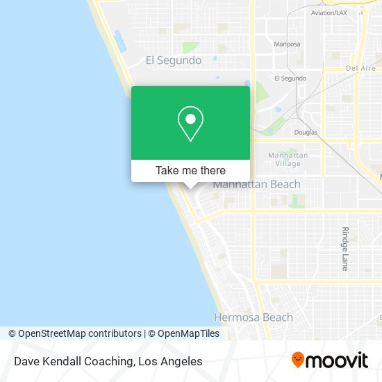 Dave Kendall Coaching map