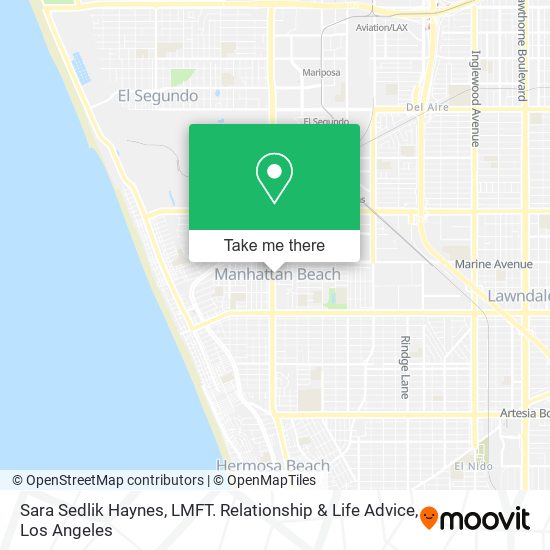 Sara Sedlik Haynes, LMFT. Relationship & Life Advice map
