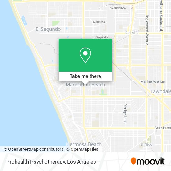 Prohealth Psychotherapy map