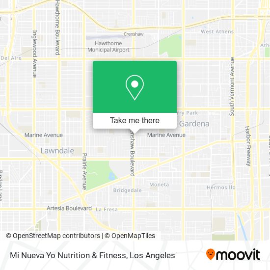 Mi Nueva Yo Nutrition & Fitness map