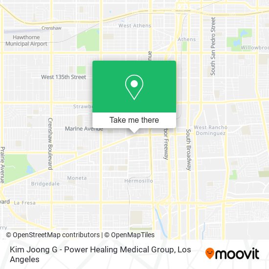 Mapa de Kim Joong G - Power Healing Medical Group