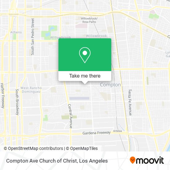 Mapa de Compton Ave Church of Christ