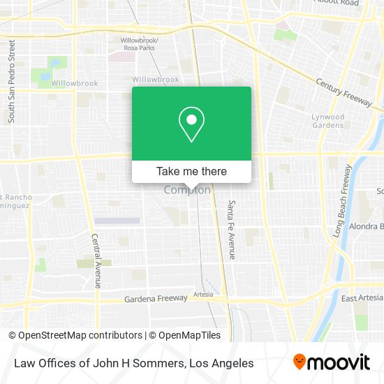 Mapa de Law Offices of John H Sommers