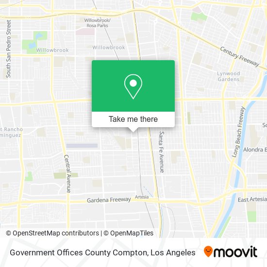 Mapa de Government Offices County Compton