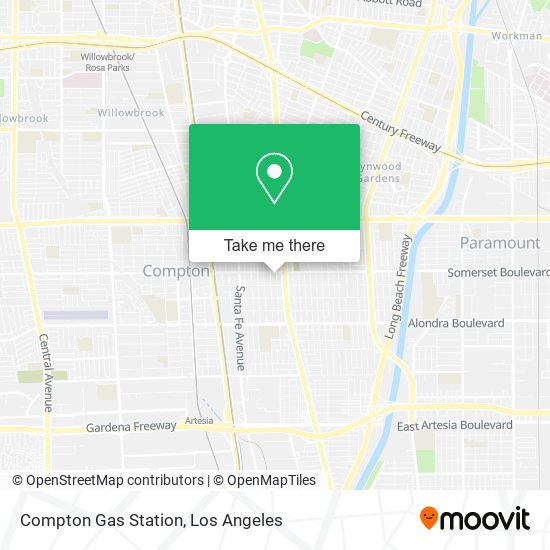 Compton Gas Station map