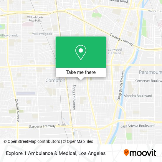 Explore 1 Ambulance & Medical map