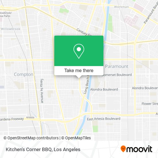 Kitchen's Corner BBQ map