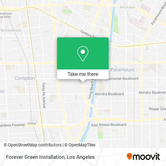 Mapa de Forever Green Installation