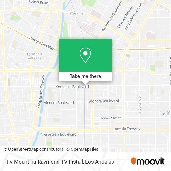 TV Mounting Raymond TV Install map