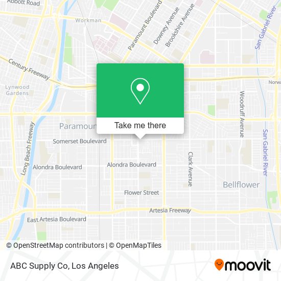 Mapa de ABC Supply Co