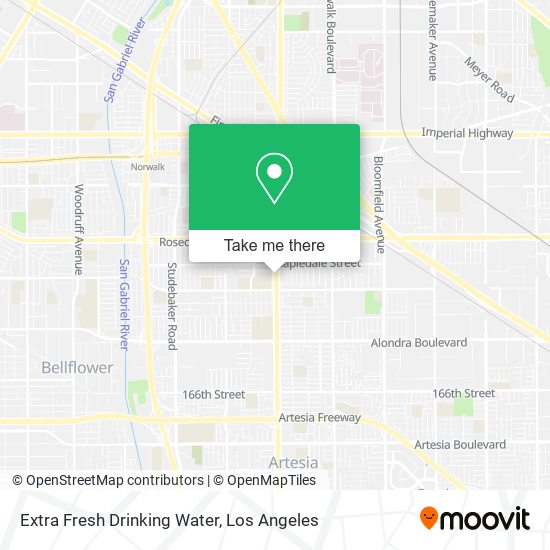 Extra Fresh Drinking Water map