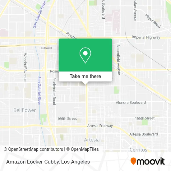 Amazon Locker-Cubby map