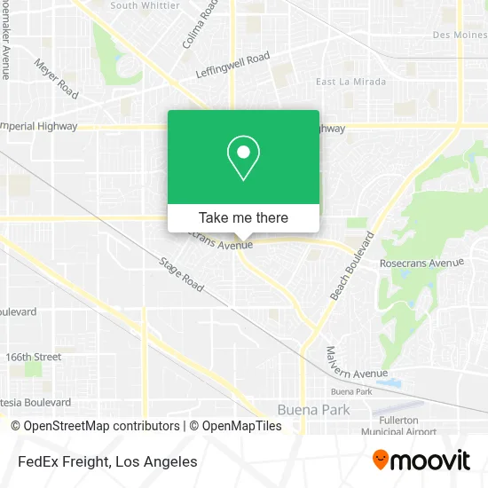 FedEx Freight map