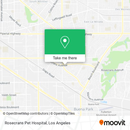 Rosecrans Pet Hospital map