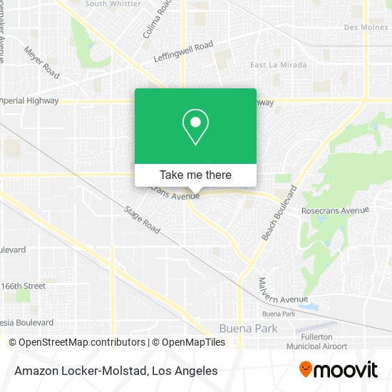 Amazon Locker-Molstad map