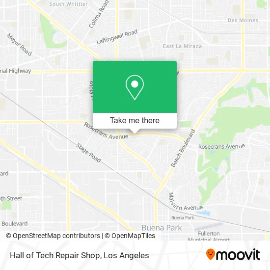 Hall of Tech Repair Shop map